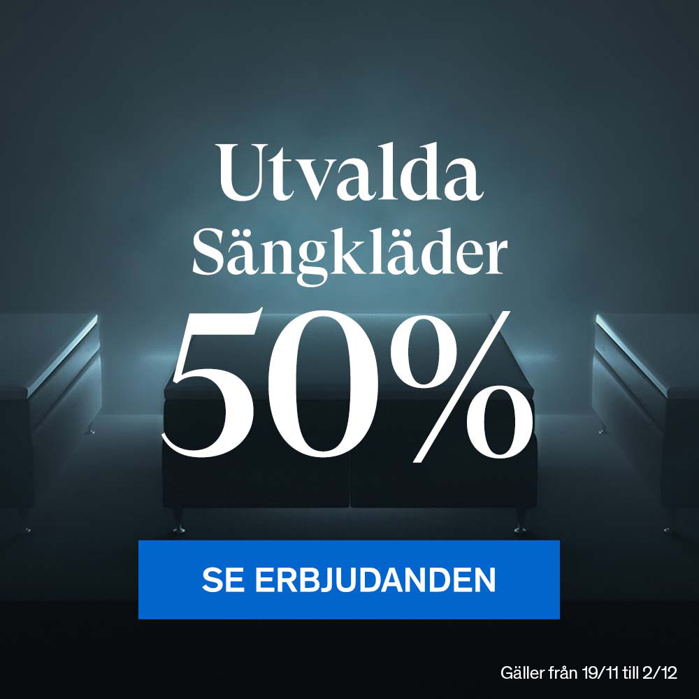 Utlavda sängkläder 50%